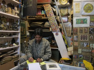 Madhu at his shop